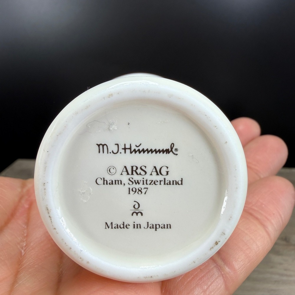 M.J.‎ Hummel Dill Spice Jar 1987 Danbury Mint Porcelain Gold Trim Made in Japan - Picture 4 of 11